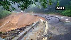 Karnataka: Virajpet-Kerala Connective Road washed away due to major landslide