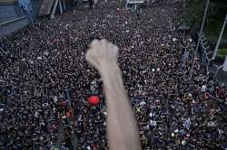 Hong Kong police use tear gas