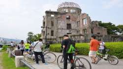 Atomic bomb memorial park in Hiroshima