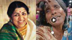 Woman melodiously sings Lata Mangeshkar's 'Ek Pyaar Ka Nagma' song at railway station