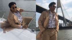 Varun Dhawan hangs off a moving boat while shooting Coolie No. 1