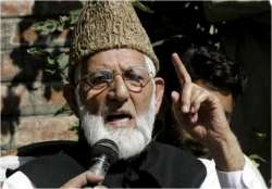 Separatist leader Syed Ali Shah Geelani