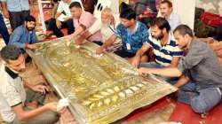 New golden gate at Vaishno Devi shrine