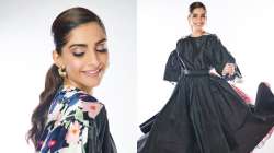 Sonam's black dress with a twist is the exact amount of sexy and quirky!