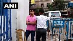 CBI officials outside West Bengal State Secretariat