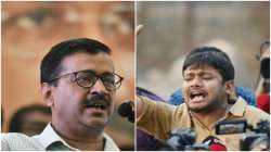 Arvind Kejriwal and Kanhaiya Kumar