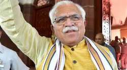 Haryana CM Manohar Lal Khattar/File Image