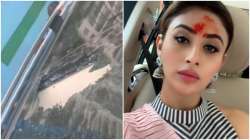 Mouni Roy's car damaged by falling rock at Metro rail site