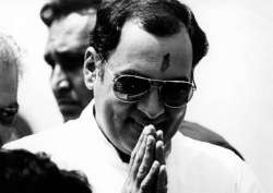 Former Prime Minister Rajiv Gandhi 