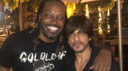 Shah Rukh Khan’s picture with West Indies cricket star Chris Gayle goes viral