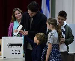 Trudeau fights to stay in power as Canada votes