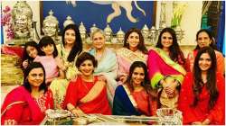 Aishwarya Rai, Jaya Bachchan celebrate Karwa Chauth with Sonali Bendre; Aaradhya joins them