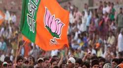 Haryana BJP candidate seeks votes with shoe on his head