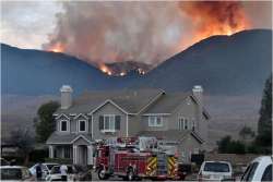 wild fire in California