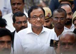 Former finance minister P. Chidambaram