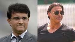 Sourav Ganguly and Shoaib Akhtar