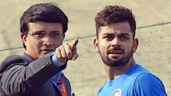 Sourav Ganguly and Virat Kohli