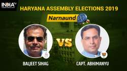 Narnaud, Haryana Result LIVE: BJP's Captain Abhimanyu leads