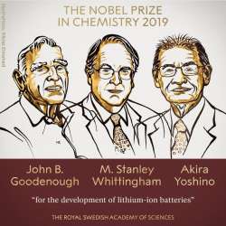 Breaking: Nobel Prize in Chemistry awarded to John Goodenough, Stanley Whittingham and Akira Yoshino