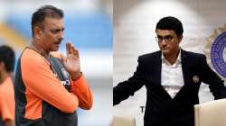 Ravi Shastri and Sourav Ganguly