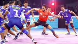 U Mumba in action against Haryana Steelers