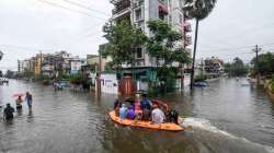 Prolonged water-logging after heavy rain, puts senior official in danger zone