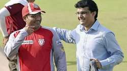 Former Indian cricketers Virender Sehwag and Sourav Ganguly