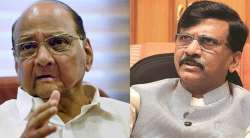 Shiv Sena MP Sanjay Raut calls on NCP chief Pawar