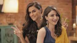 Soha Ali Khan treats BFF Neha Dhupia with special sweets for Diwali