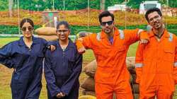 Varun Dhawan, Janhvi Kapoor play paintball with fans