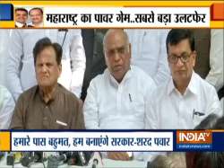 Na band, na baaja, na baaraat: Ahmed Patel's dig on Fadnavis swearing-in