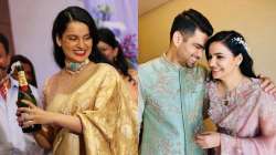 Latest News Kangana Ranaut Dance Pahadi Songs Sister Rangoli Chandel Brother Aksht Engaged Photos vi