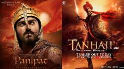 While Panipat was widely bashed for its casting (read: Arjun Kapoor), the strongpoint of Tanhaji is the starcast -- the power-packed trio of Ajay Devgn, Saif Ali Khan, and Kajol.