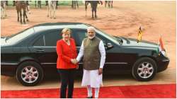 Modi, Merkel hold 5th Indo-German Inter-Governmental Consultations.