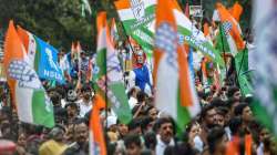 Protest by congress against modi government