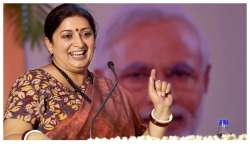 WATCH | Smriti Irani performs 'Talwar Raas' using swords in Gujarat