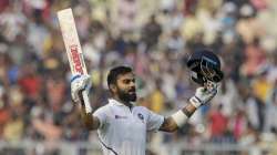 Kohli scored his 27th Test ton on Saturday