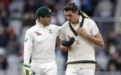 Australia skipper Tim Paine with pacer Pat Cummins