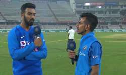 KL Rahul with Yuzvendra Chahal on Chahal TV