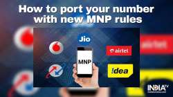 How to port mobile number?