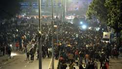 Protest at Hyderabad Urdu varsity against Jamia incidents