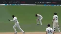 joe denly, joe denly drop, joe denly catch, new zealand vs england, nz vs eng