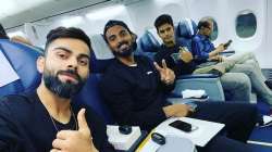 1st T20I: Virat Kohli departs for Hyderabad with KL Rahul and Shivam Dube for Windies opener