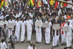 DMK chief MK Stalin, other leaders at protest rally against CAA in Chennai