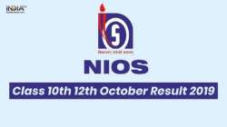 NIOS Class 10, 12 Results 2019 October exam declared