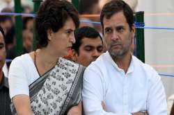 Priyanka Gandhi Vadra and Rahul Gandhi