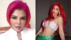 Netizens call Rakhi Sawant 'sasti' and tacky Kylie Jenner after her video in red hair goes viral