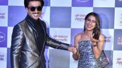 Sara Ali Khan, Ranveer Singh reunite by recreating the hook step of Aankh Mare. Watch video