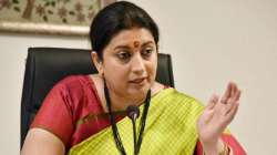 Smriti Irani lashes out at Rahul Gandhi