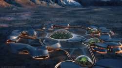 Interstellar Lab futuristic village in California